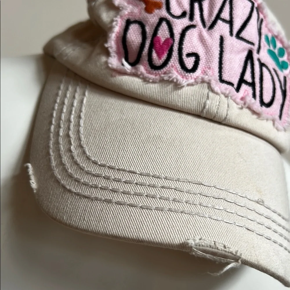 KBETHOS Cream Crazy Dog Lady Hat